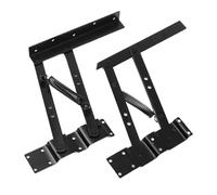 2 unids/set bisagras plegables for muebles mesa con elevación marco bisagra elevador escritorio accesorios de Hardware Para Mesa(Black B)