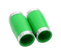 2 Unids/set Color ABS Sección De Clarinete Tubo Niquelado Borde Plateado Metal Enlace Barril Accesorios Para Instrumentos Musicales (Color : Green)