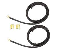 2 unids/set correas de conteo abierto, correa de goma 2GT 6mm con hebilla de cobre for impresora 3D X accesorios del eje Y