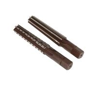 2 Unids/set Escariadores De Mano MT0/MT1/MT2/MT3/MT4/MT5/MT6 Escariador Cónico Borde Fino/áspero Acero for Herramienta Corte Fresado(MT6)