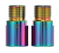 2 unids/set extensores de Pedal de bicicleta de montaña acero al cromo molibdeno extensor de Pedal de bicicleta 20mm colorido