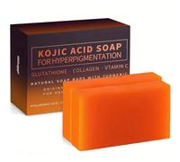 2 unids/set jabón de cúrcuma para blanquear la piel espuma rica 100g jabón de cúrcuma Natural orgánico multiuso para cara espalda piernas cuerpo limón