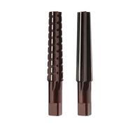 2 Unids/set Mano Set De Fresas MT0/MT1/MT2/MT3/MT4/MT5 Acero Fino/borde Áspero Escariador Cónico for Herramienta Corte Fresado(MT0)
