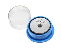 2 Unids/set Rodamiento De Alta Dureza Acero Anillo De Rosca Métrica Calibre 6G M1-M16 for Medición De Rosca Externa Medición precisa(M7.0x0.5-6g)