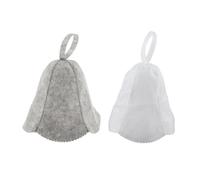 2 unids/set sombrero de Sauna fieltro Natural, vaporarium for baño, accesorios for hombre y mujer para Mujer Hombre