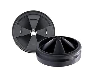 2 unids YAFIYGI cubierta de eliminación de basura 3/8 "Splash Guard fregadero deflector QCB-AM reemplazo para InSinkErator Evolution Series Tapones de drenaje de cuello silencioso extraíble mejorado