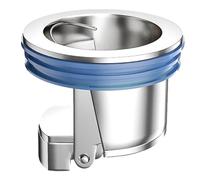 2 Valvula Antiolores Desague Ducha, Tapón Desagüe Antiolor 4.2x3cm Prevención Reflujo para Desagüe Suelo, Cobre Drenaje De Piso De Baño, Tapón Desagüe Plato De Ducha para Malos Olores