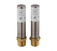 2 válvulas antirretorno 1/2" NPT acero inoxidable muelle para bomba de agua - Amortiguador de presión contra golpes de ariete en inodoros y lavabos - Max 250 °F