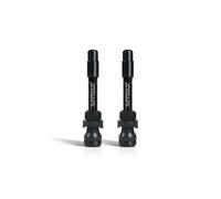 2 Válvulas CYCLAMI Presta Tubeless 45/65/85mm - Aleación Súper Ligera, Antifugas para Neumáticos sin Cámara con Bicicleta de Carretera, Gravel y Montaña (45mm)