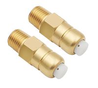 2 válvulas de alivio térmico de latón 145F apagado automático para Homelite para lavadora a presión Karcher, protección contra el calor, instalación de repuesto