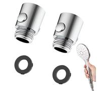 2 válvulas de cierre, tapón de agua para ducha, limitador de flujo de ducha, válvula de cierre de cabezal de ducha, válvula de control de flujo para alcachofa de mano