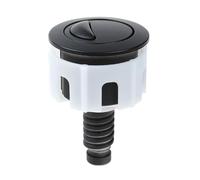 2 válvulas de descarga inodoro con botón pulsador, repuesto doble, redondo, fácil instalar Para Tanque De Agua De Inodoros