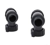 2 válvulas de émbolo de repuesto para piscinas Intex sobre el suelo, conjunto de válvula de cierre con juntas tóricas para mangueras de 1.5 pulgadas y accesorios roscados de 2.5 pulgadas
