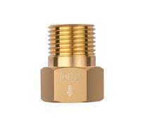 2 válvulas de latón de alta temperatura para no retorno G1/2 pulgadas, conector de tubo general roscado adecuado para lavadora, válvulas de latón antireflujo