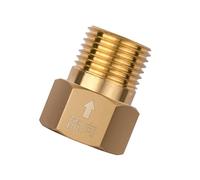 2 válvulas de latón de alta temperatura para no retorno G1/2 pulgadas, conector de tubo general roscado adecuado para lavadora, válvulas de latón antireflujo