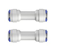 2 válvulas de retención de una sola vía de 3/8 pulgadas de ajuste rápido para filtro de agua inversa de ajuste rápido