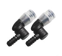 2 válvulas de silicona para mordida de vejiga de agua de repuesto para paquete de hidratación, funda de boquilla de fácil flujo para deportes al aire libre, ciclismo, correr, equipo negro, azul, rosa