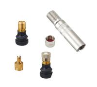 2 válvulas sin cámara, válvula extensora, adaptador de extensión de válvula E para scooter, válvulas sin cámara, accesorios para scooter, válvula sin cámara para Segway, Ninebot Max G30, G30d, estribo