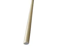 2 varillas amarillas de tela de vidrio laminada, barras de resina de fibra de vidrio, longitud 500 mm, for piezas de equipos mecánicos(12X500mm)