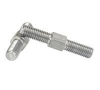 2 varillas de acero inoxidable con rosca izquierda y derecha de doble extremo - M4 M10, barra roscada 304 A2, longitudes personalizadas disponibles(M10x50mm)