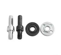 2 varillas de conexión adaptadoras para taladro inalámbrico o eléctrico, vástago de 10 mm a amoladora angular, conversión para cortar, pulir y moler