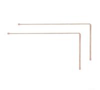 2 varillas de detección de cobre para radiestesia de agua y minerales, sonda de cobre del 99,9%, color oro rosa, varillas portátiles para cazadores de tesoros, objetos perdidos, caza, exploración