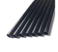 2 Varillas De Fibra De Vidrio (3-10 Mm De Diámetro Exterior) - Tubo Hueco Negro De Alta Resistencia Y Aislamiento For Bricolaje, Tiendas De Campaña, Cometas Y Manualidades - Longitud De 500 Mm(10x5x50