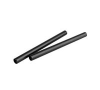 2 varillas guía de cámara de aleación de aluminio de 15 mm de longitud estándar de 30 cm de longitud para equipo de fotografía y equipo de video