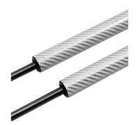 2 Varillas Varilla de Soporte de Resorte para Maletero Gas para Puerta Trasera para Nissan Presage U30 1998-2003-Silver Carbon Fiber-Silver Carbon Fiber