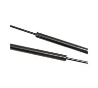 2 Varillas Varilla de Soporte de Resorte para Maletero Gas para Puerta Trasera para RX330 RX350 RX400h 2003-2008 para Harrier XU30-Black Carbon Fiber-Black Carbon Fiber