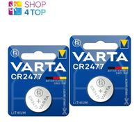 2 VARTA CR2477 Pilas de Botón Litio batteries 3V No Mercury 2033 Indonesia 1BL