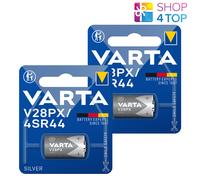2 VARTA V28Px 4Sr44 Silberoxid-Batterien 6.2V 145Mah Silber-Zylinder 1Bl 2026