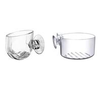 2 vasos acuáticos para plantas acuáticas, maceta acuática de acrílico transparente con succión, decoración de acuario, 2 formas para decoración de pecera, acuario o plantas de plástico