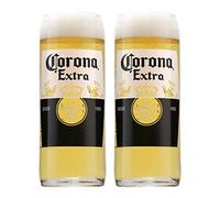 2 vasos de cerveza originales Corona Extra