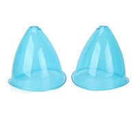 2 Vasos de Vacío, 120/160/180 Ml, Juego de Vasos de Terapia, Accesorios de Máquina de Ventosas Al Vacío para Glúteos(XL(180ml))