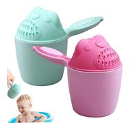 2 Vasos Para Lavar El Cabello Para Niños, Vasos De Enjuague Con ú Para Niños Pequeños, Ducha Bebe,Regadera Baño Bebe, Jarra Baño Bebe, Vaso De Enjuague Para Bebé Con Enjuague En Cascada Creativo