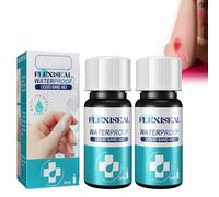 2 Vendas Líquidas - Vendaje Líquido para Heridas, Pegamento Impermeable para la Piel para Cortes y Rasguños, Vendaje Líquido de Gel Impermeable, Transpirable y de Secado Rápido