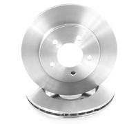 2 Ventilado Discos de Freno Delanteros para Chrysler Voyager Año Fab. 1995-2001