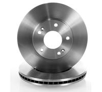 2 Ventilado Discos de Freno Delanteros para Hyundai Santa Fe 2001 Trajet