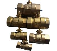 2 way brass motorized ball valve's body from DN15(G1/2") to DN50(G2") for electric actuator valve(DN40)