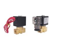 2 Way Brass Water Solenoid Valve 0bar Low Pressure Start G1/4" 4mm/5mm/6mm 12V 24V DC 220V Normal Close Valve(AC110V_W1101X)