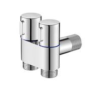 2 Way Shower Diverter Valve | Zinc Alloy Shower Diverter | Multifunction Wall Mount Valve | Bathroom Water Switch G1/2 Connector Easy Installation Leak Resistant Design for Toilet
