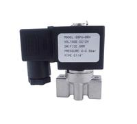 2 way SS304 water solenoid valve normally close G1/4" AC220V Orifice 4mm/5mm/6mm SPU zero pressure start 0-4bar/1bar/0.5bar(AC110V_EPDM)