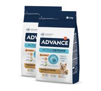 2 x 1.5 kg Advance Active Defense Yorkshire Terrier Adult pienso para perros ¡Pack ahorro!