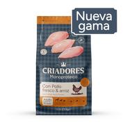 2 x 10 kg Criadores Monoproteico Adulto con Pollo pienso para perros ¡Pack Ahorro!