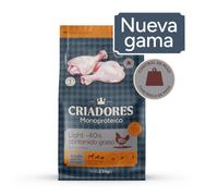 2 x 10 kg Criadores Monoproteico Light -40% contenido graso Adulto con Pollo pienso para perros ¡Pack Ahorro!