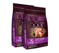 2 x 10 kg Wellness Core Puppy Small/Medium Pollo y Pavo pienso para perros ¡Pack ahorro!