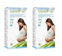 2 x 10 masmi maternidad Pads algodón orgánico hipoalergénico certificado 100% biodegradable perfume viscosa rayón cloro y libre de la dioxina
