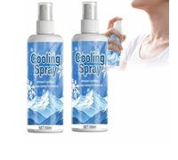 2 x 100ml Spray Refrescante Corporal y de Enfriamiento Deportivo