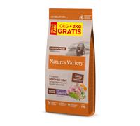 2 x 12 kg (10 + 2 kg ¡gratis!) Nature's Variety Healthy Grains Adult Medium Maxi Pavo pienso para perros ¡Pack ahorro!